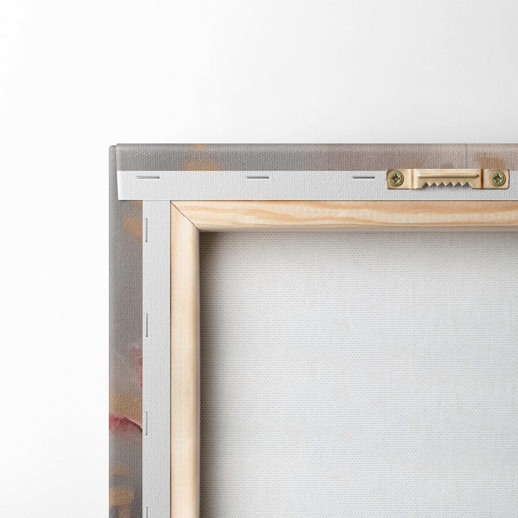 Painting of flowers on a grey background Painting of flowers on a grey background