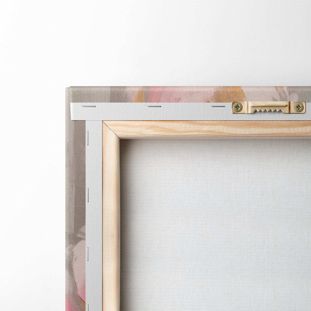 Painting of pink flowers Painting of pink flowers