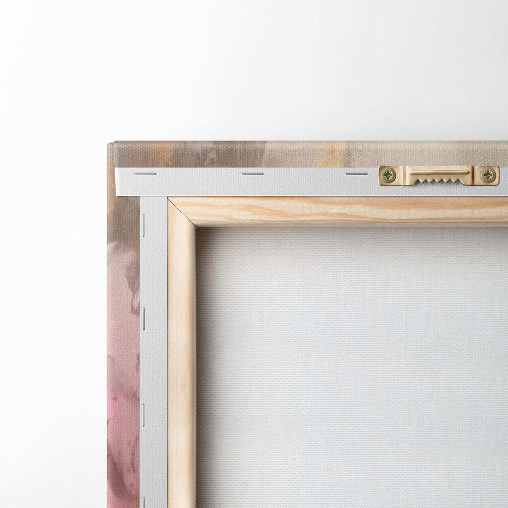 Painting of pink flowers Painting of pink flowers