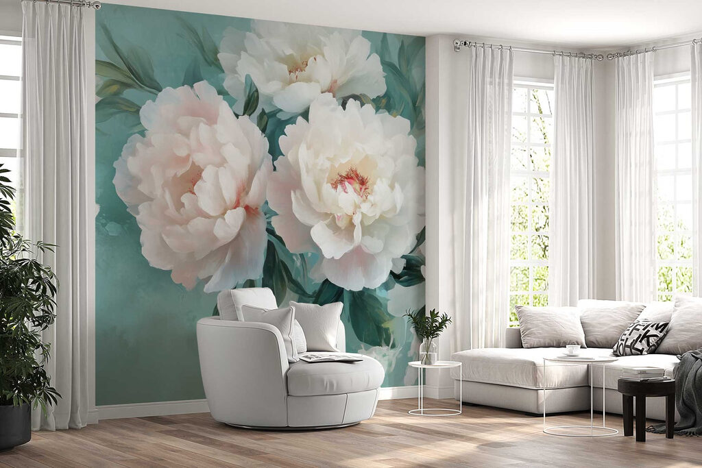 Group of white flowers