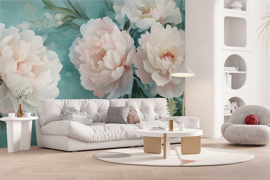 Group of white flowers