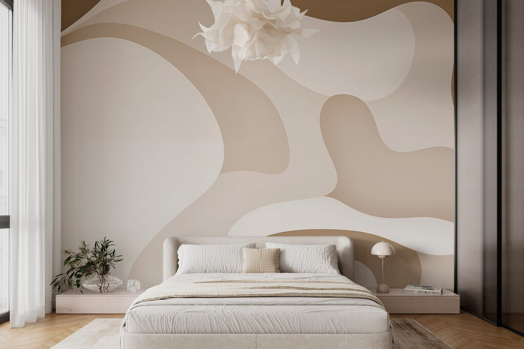 White and brown swirls White and brown swirls