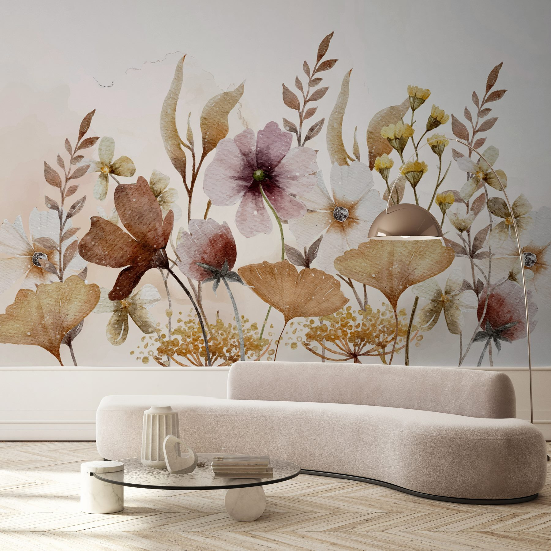 Delicate blooms in soft hues Delicate blooms in soft hues