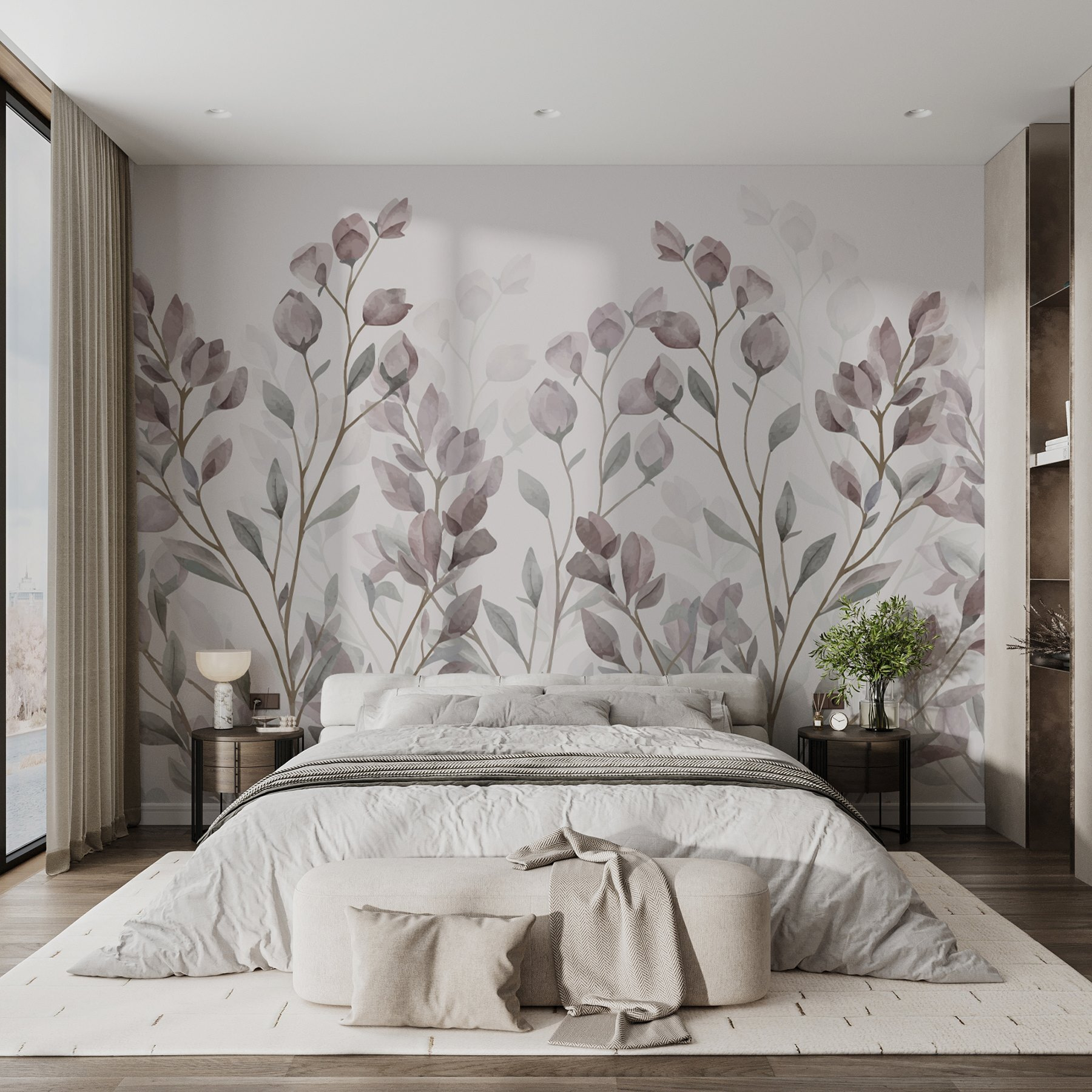 Subtle hues create a tranquil scene Subtle hues create a tranquil scene