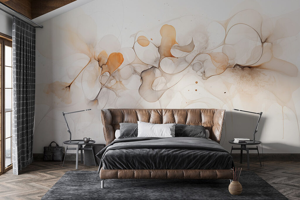 Ethereal hues in flowing abstraction