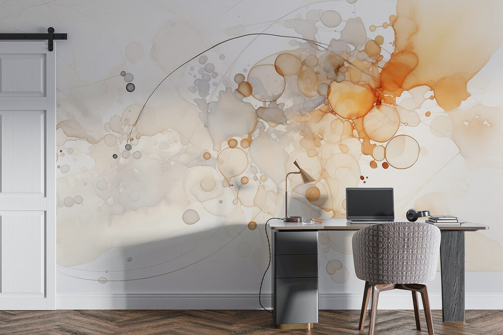 Abstract forms in soft hues Abstract forms in soft hues