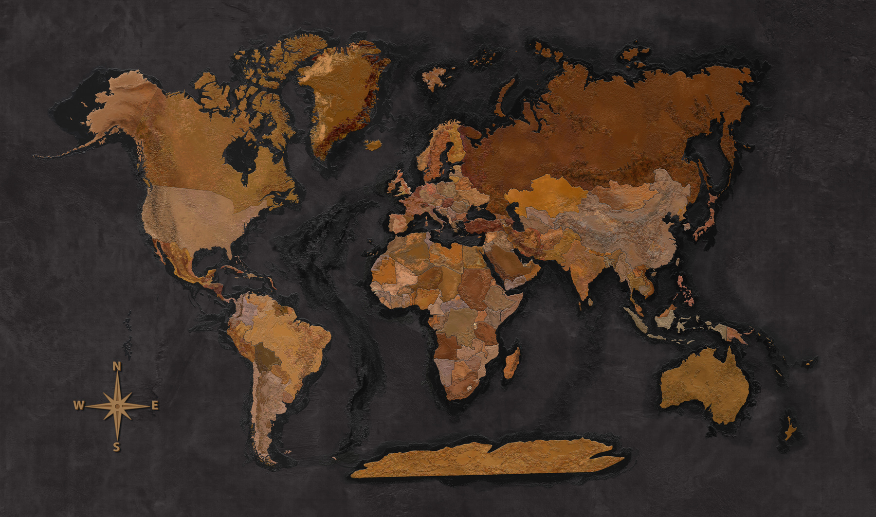Map of the world
