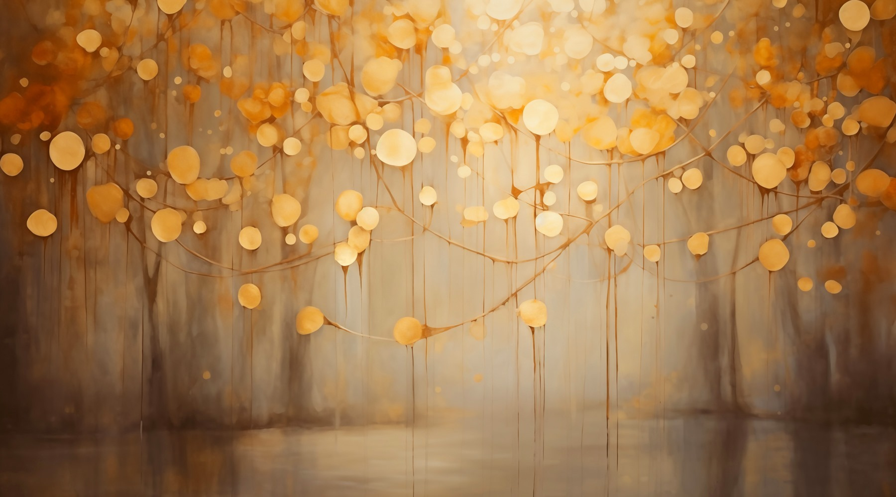 Ethereal bubbles cascading in harmony