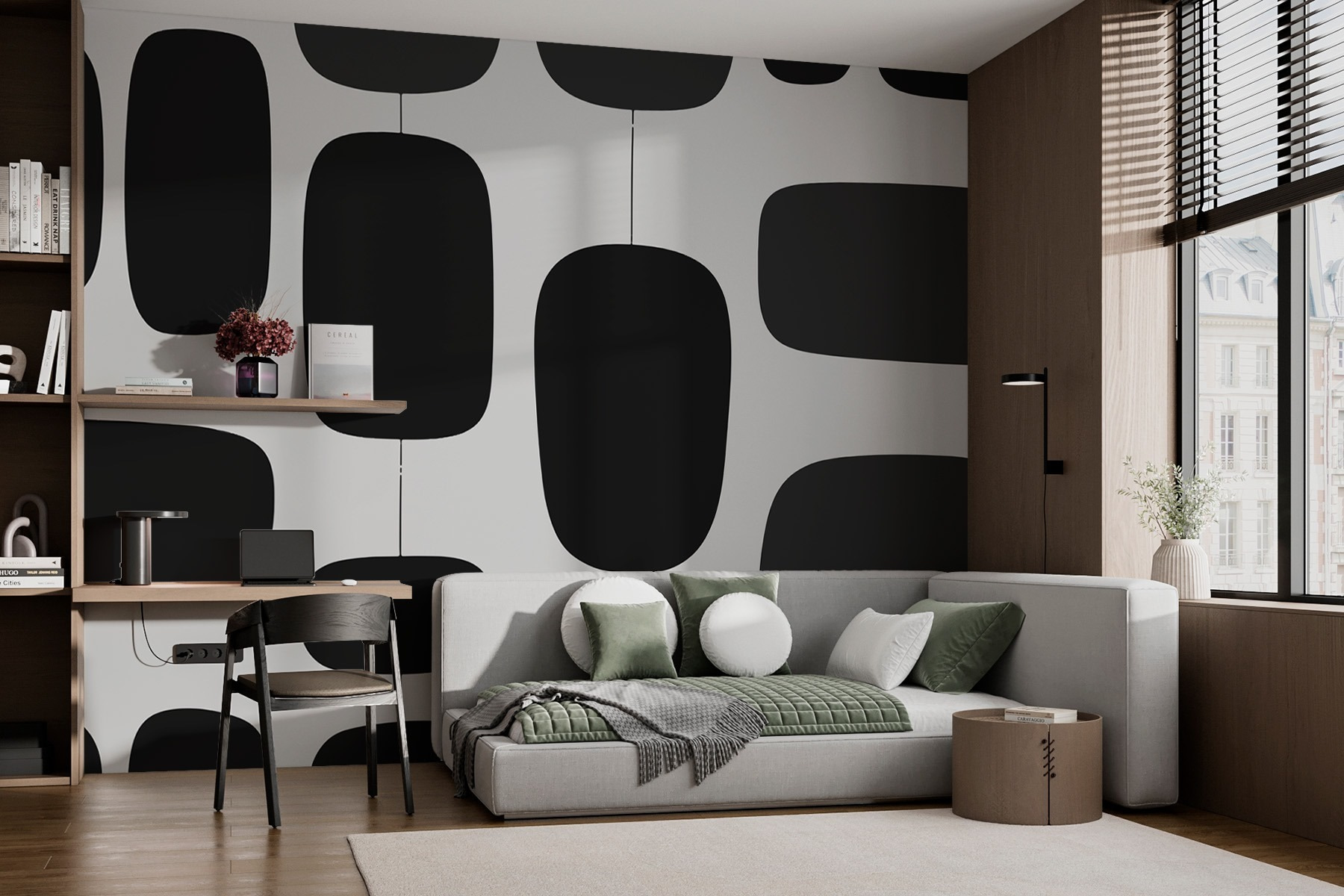 Black and white pattern Black and white pattern