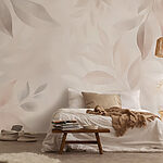 Fototapety Jemné listy v mäkkých tónoch