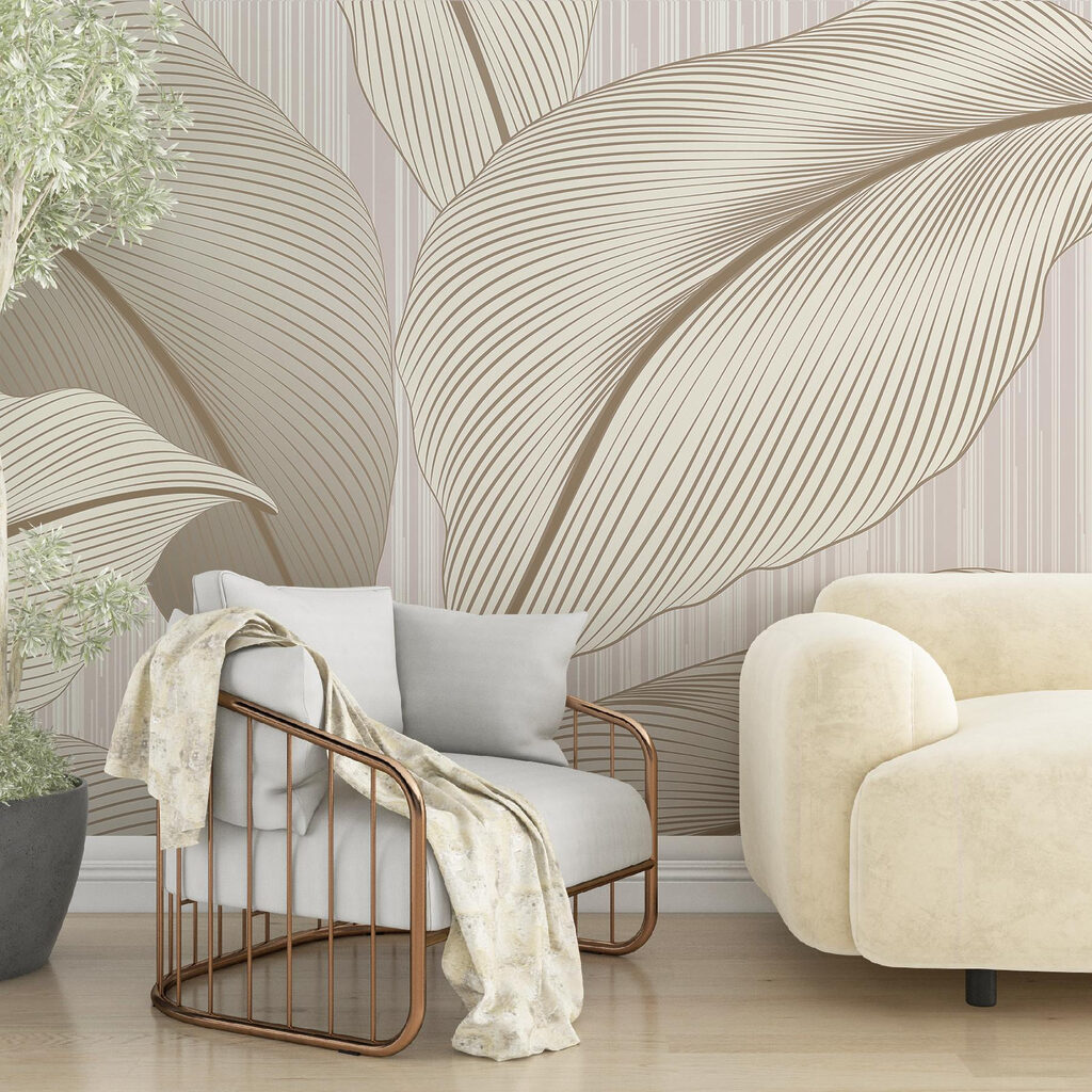 Tranquil nature-inspired design elements