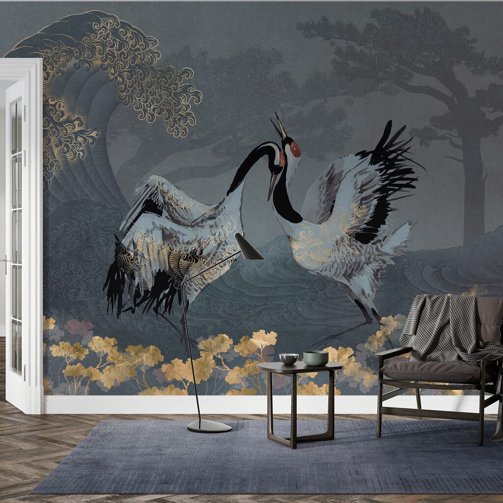 Two birds standing in a field Two birds standing in a field