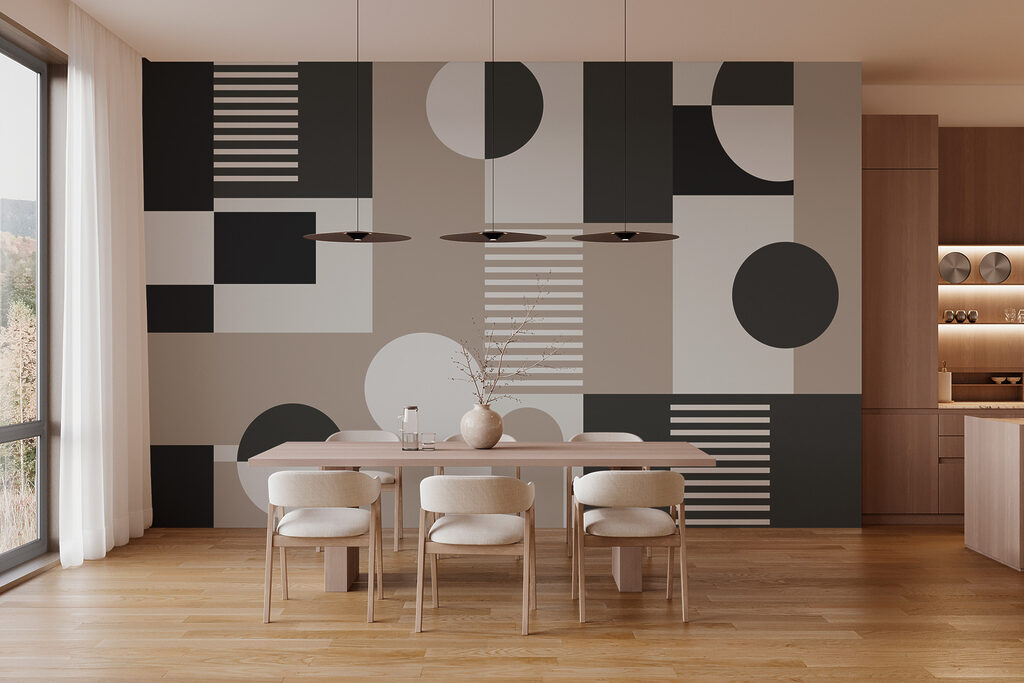 Pattern of geometric shapes Pattern of geometric shapes