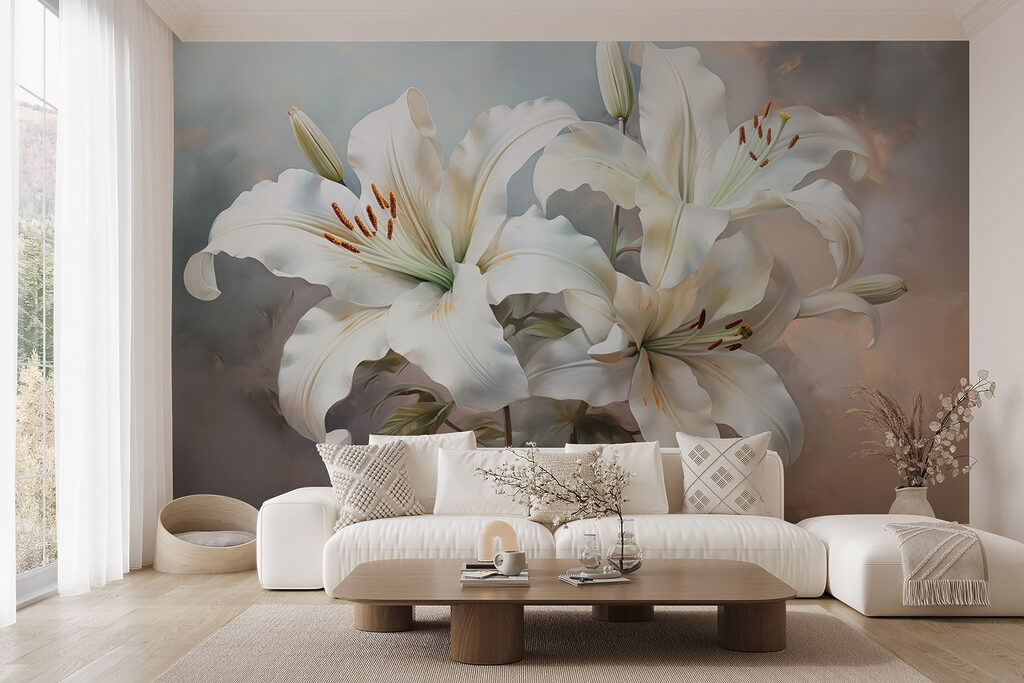 Delicate blooms in gentle hues Delicate blooms in gentle hues