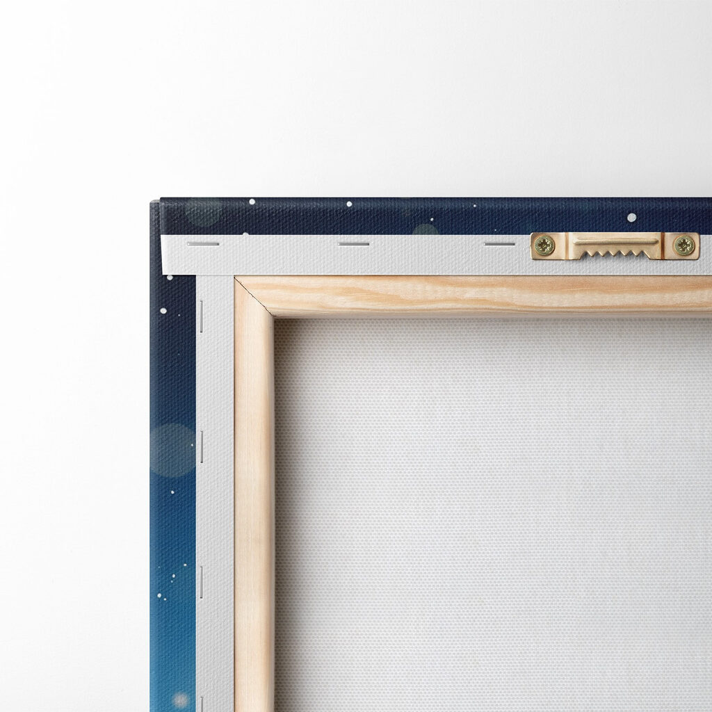 Candle holder with trees in the background