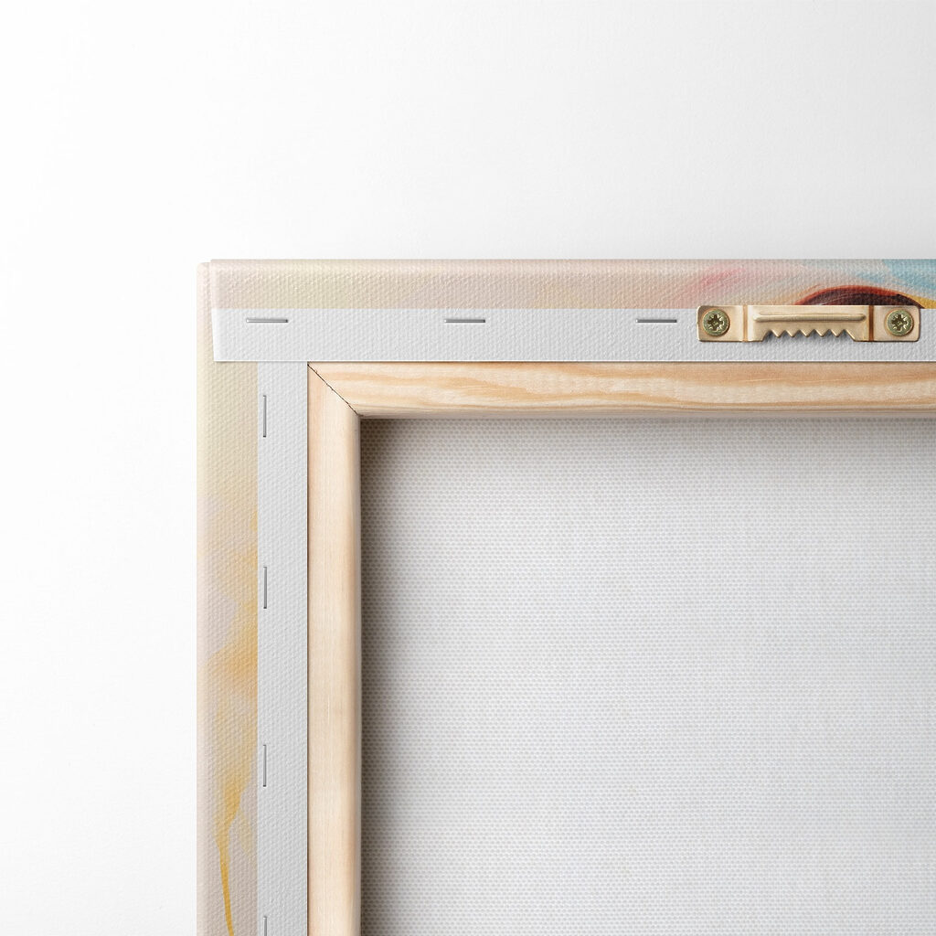 Painting of a woman with colorful paint dripping down her face Painting of a woman with colorful paint dripping down her face