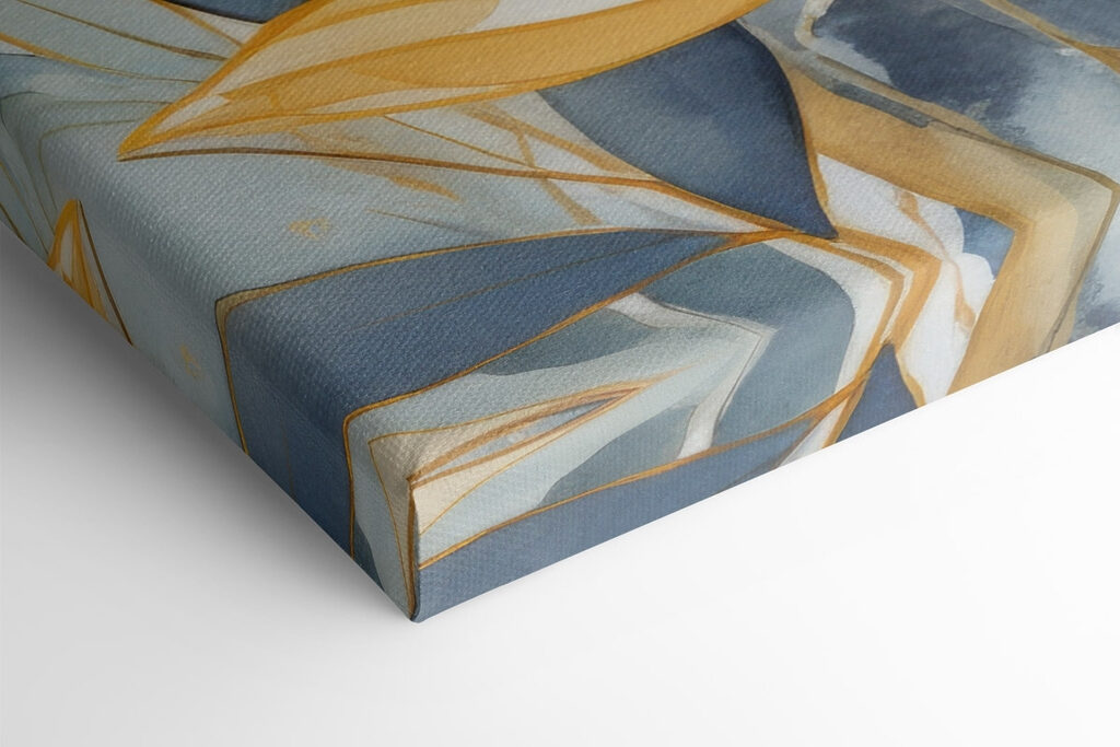 Yellow and blue leaves