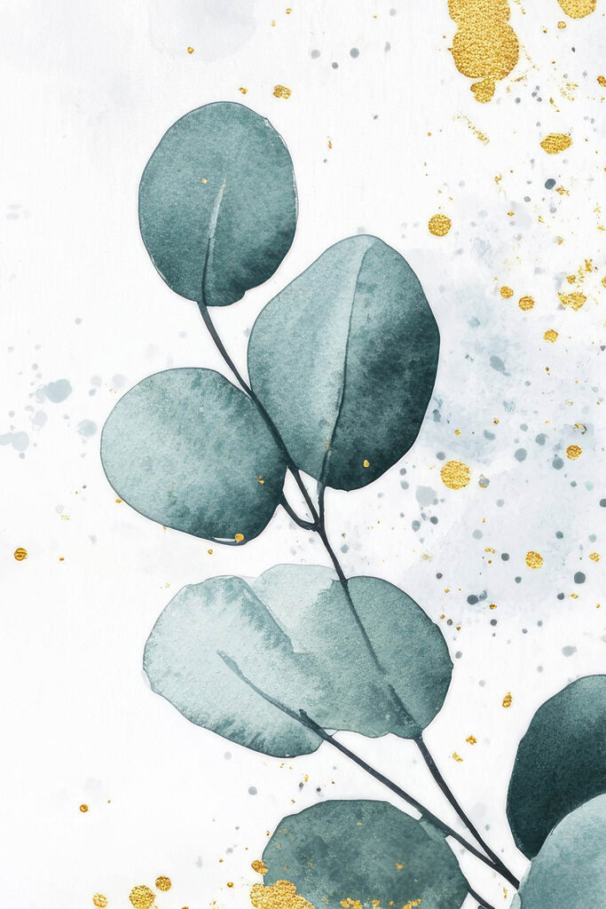 Natural elegance in watercolor art Natural elegance in watercolor art