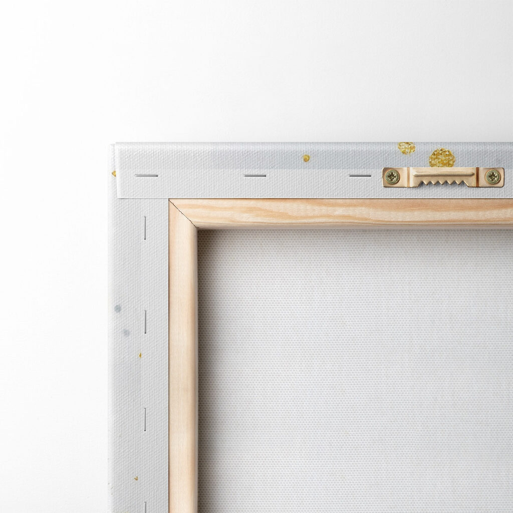 Watercolor painting of a branch with leaves