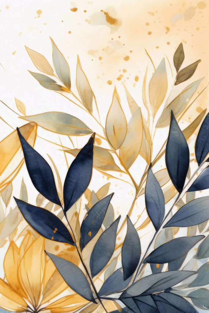 Soft hues of nature intertwined beautifully