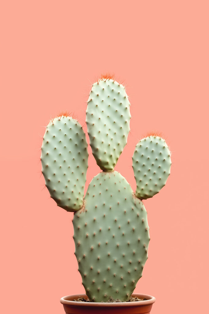 Cactus with red spikes