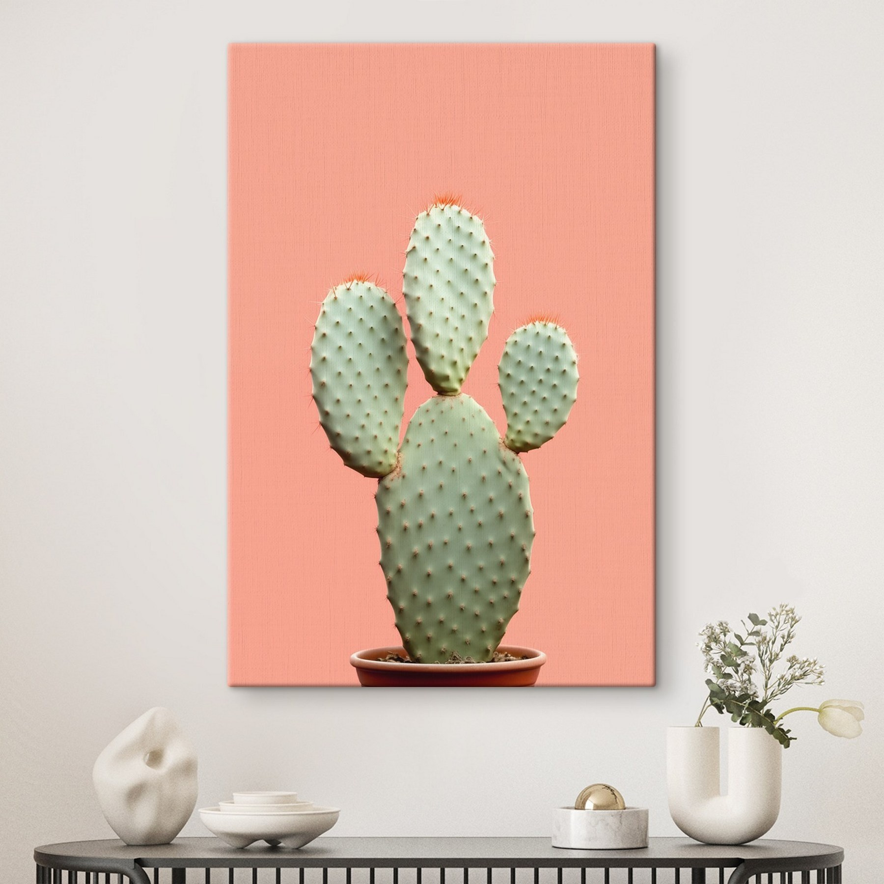 Cactus with red spikes