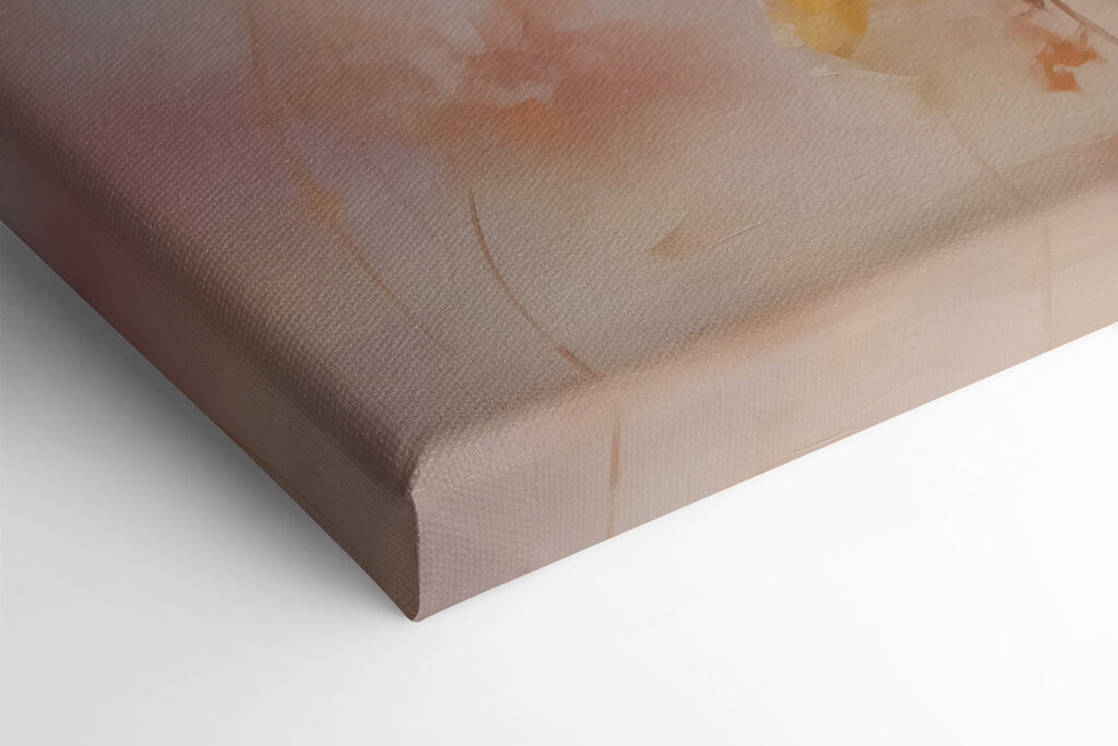 Painting of flowers in a glass vase Painting of flowers in a glass vase