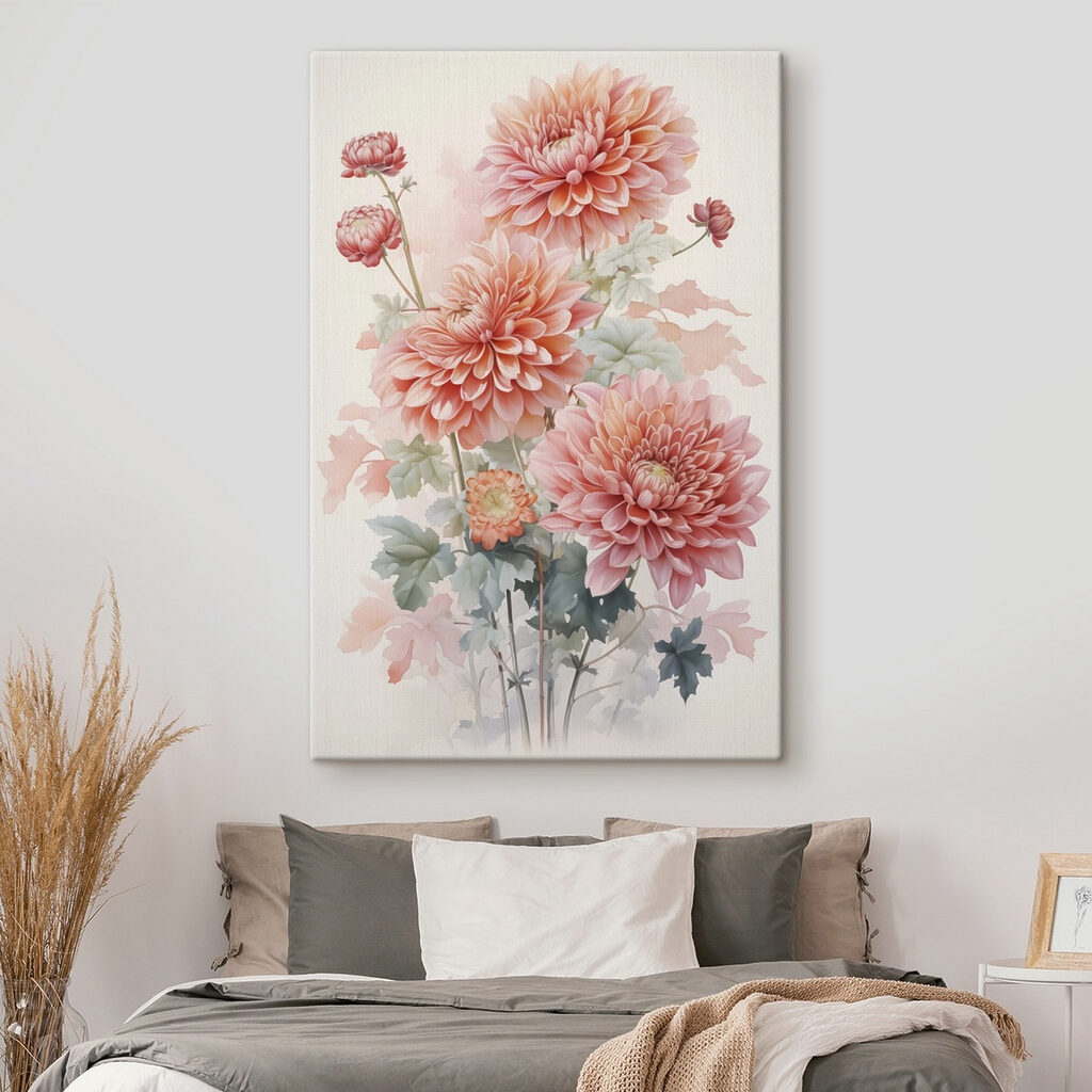 Beautiful blooms in soft colors