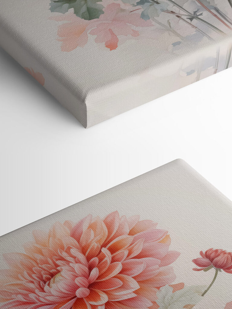 Beautiful blooms in soft colors