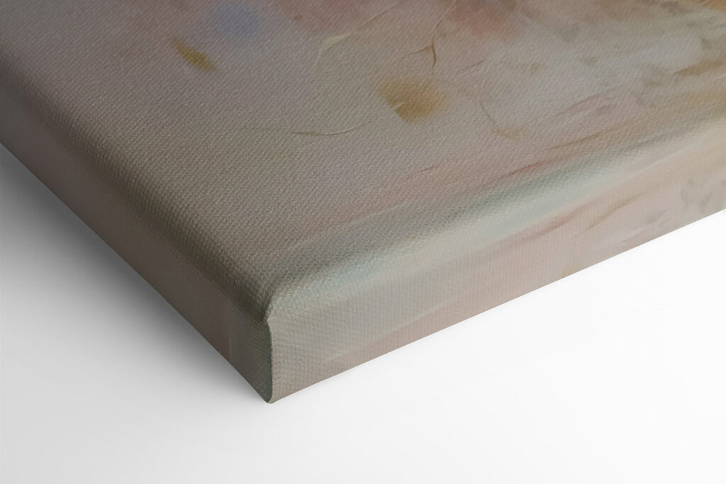 Painting of flowers in a basket Painting of flowers in a basket