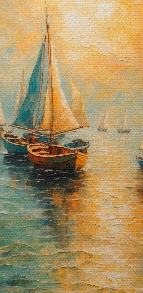 Skupina lodí na vode Skupina lodí na vode