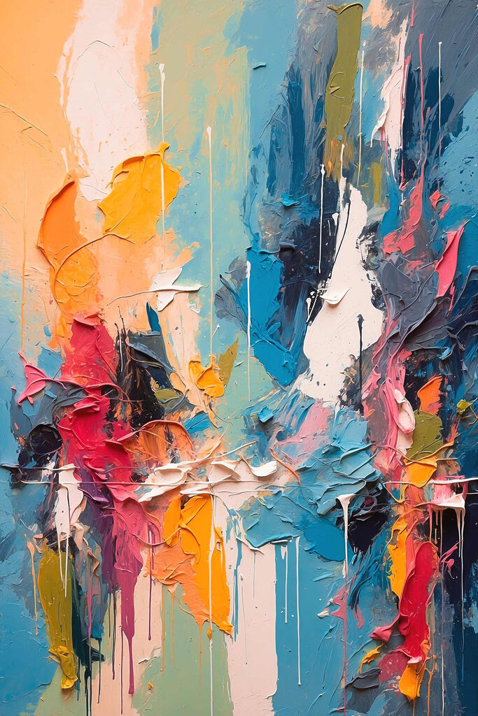 Painting of different colors Painting of different colors