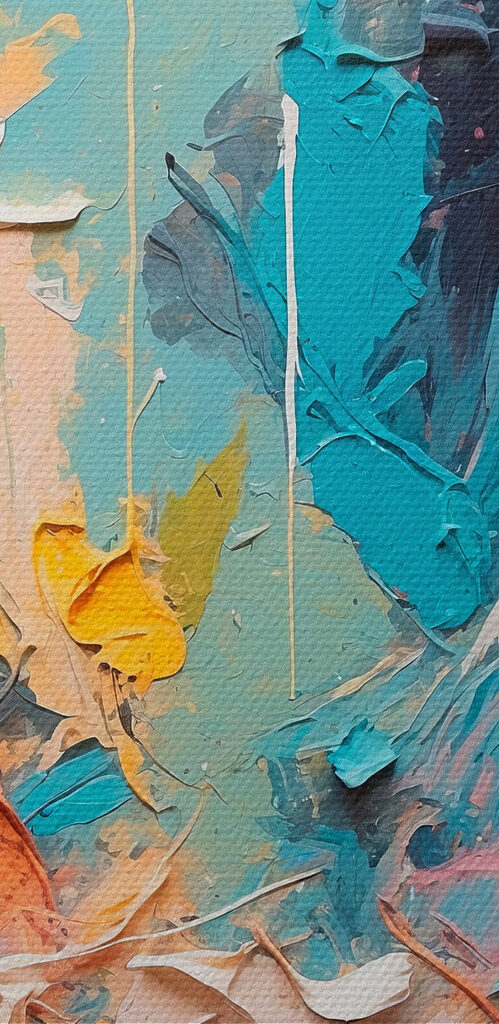 Painting of different colors Painting of different colors