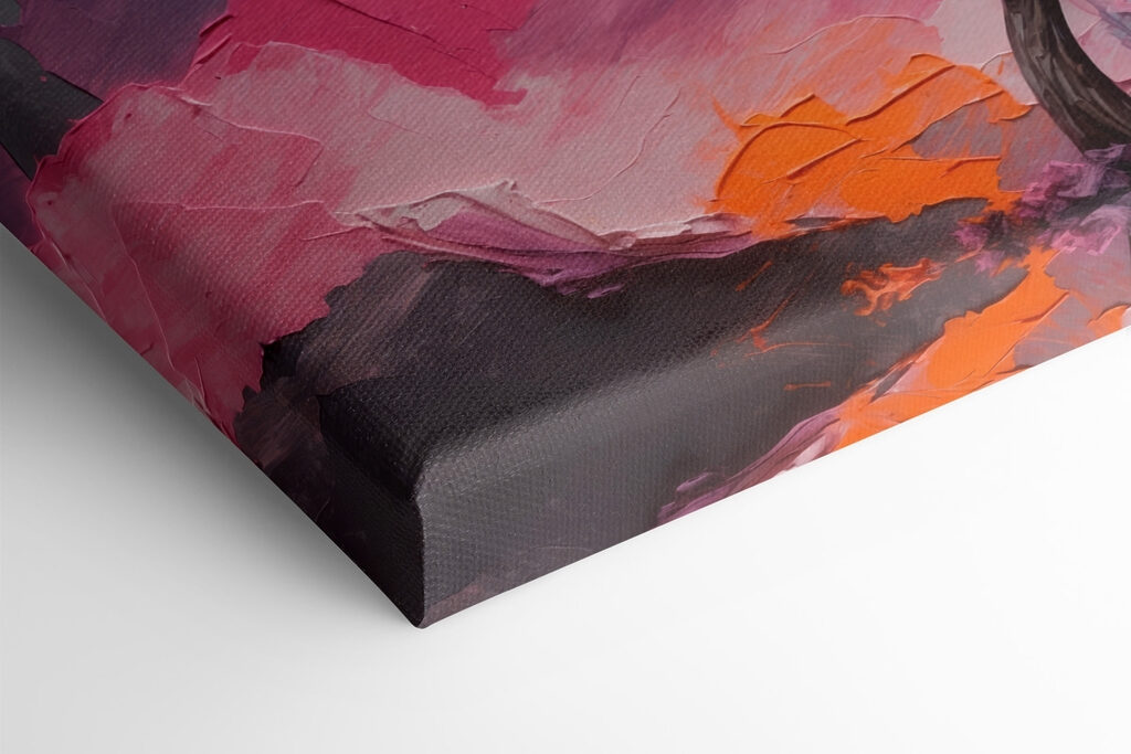 Painting of a tree with different colors Painting of a tree with different colors