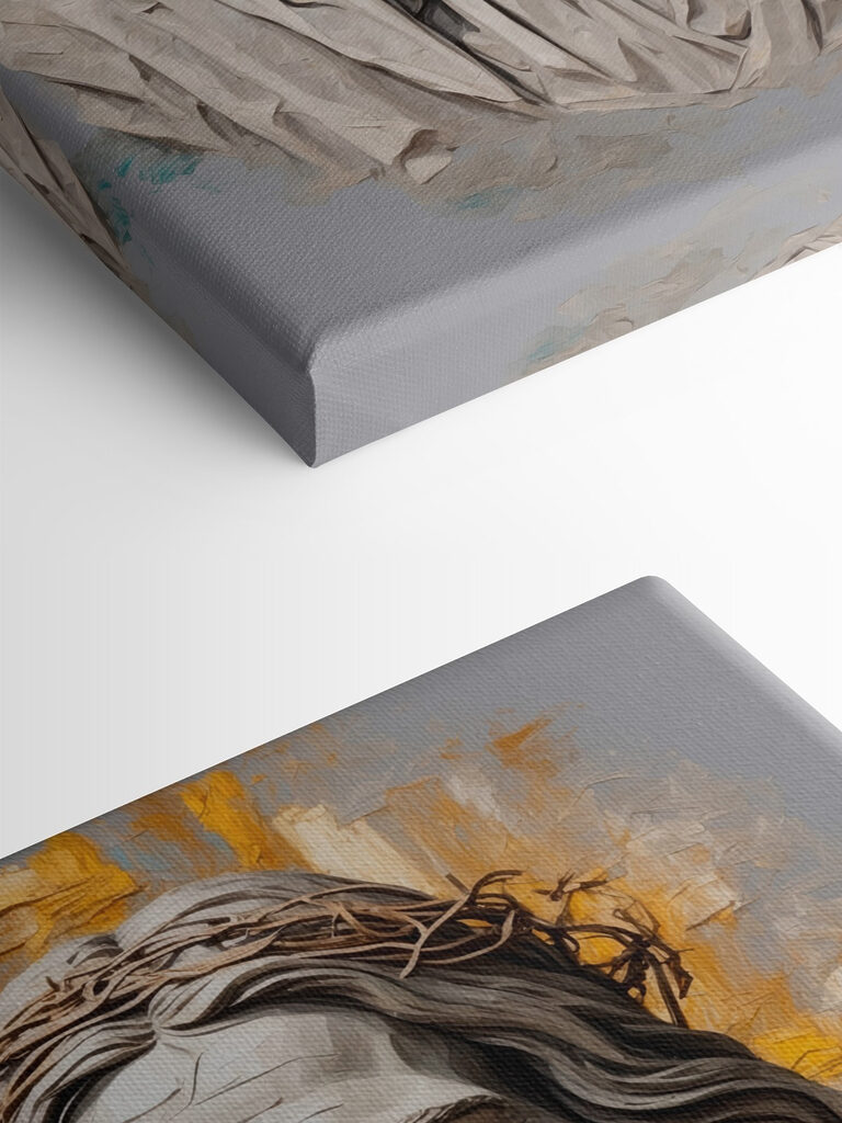 Statue of a man with a crown of thorns Statue of a man with a crown of thorns