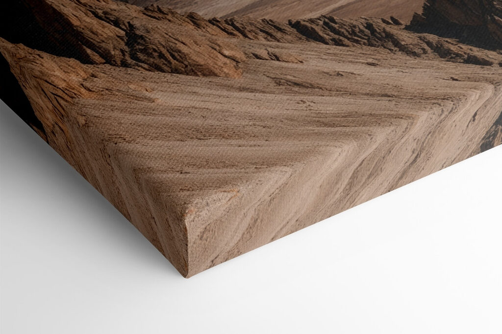 Landscape of mountains and blue sky