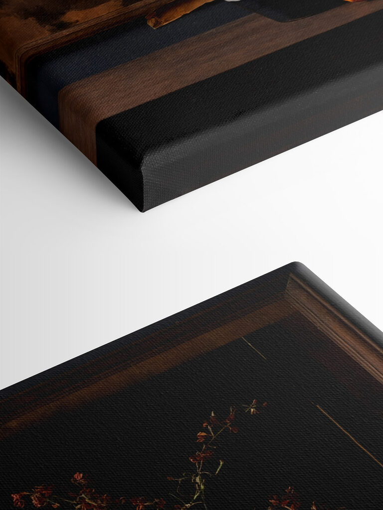 Vase with dried flowers and oranges Vase with dried flowers and oranges