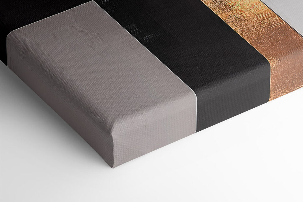 Abstract lines in warm colors