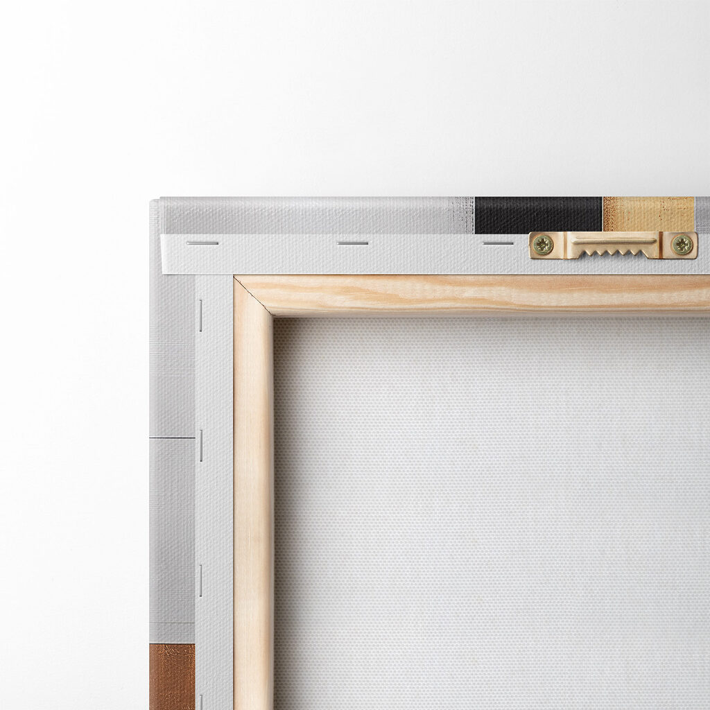 Abstract lines in warm colors