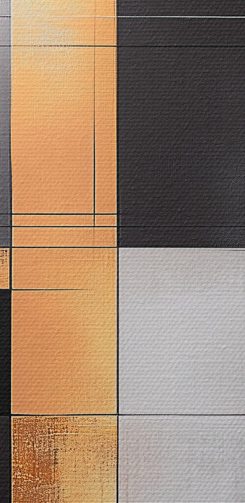 Abstract lines in warm colors