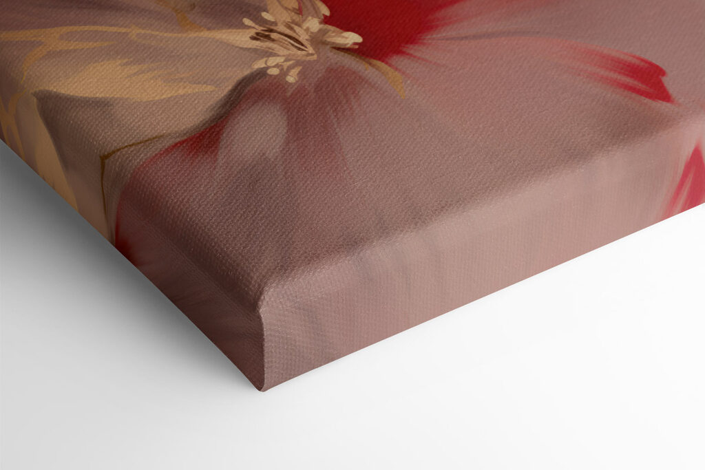 Blooming flowers in soft hues