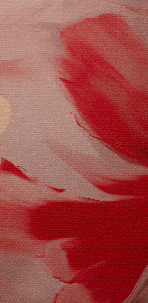 Blooming flowers in soft hues