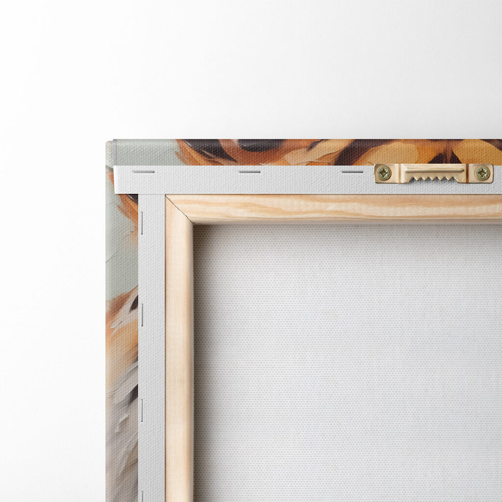 Tiger with a broken glass Tiger with a broken glass