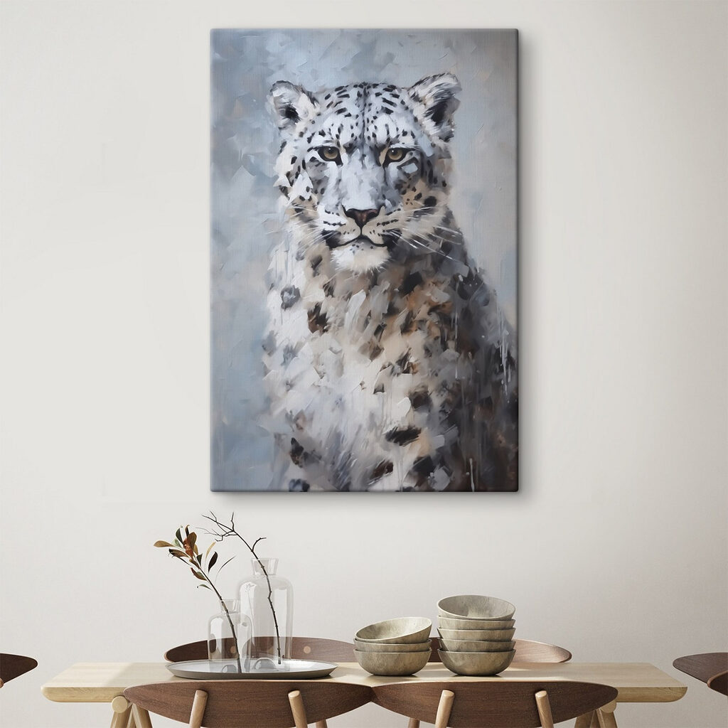 Painting of a leopard