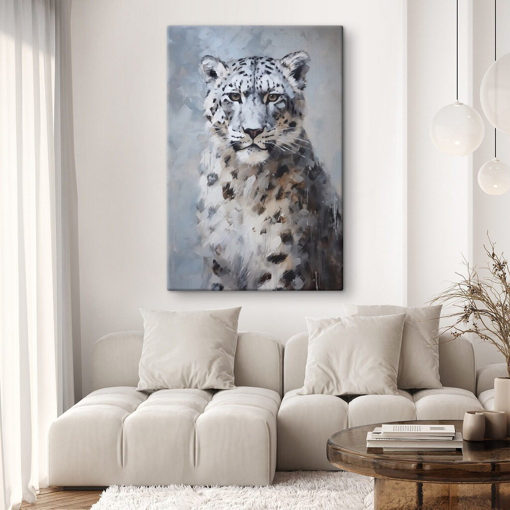 Painting of a leopard