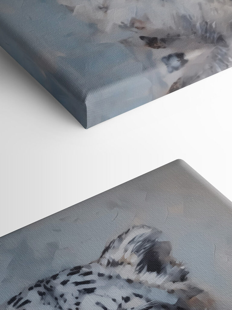 Painting of a leopard