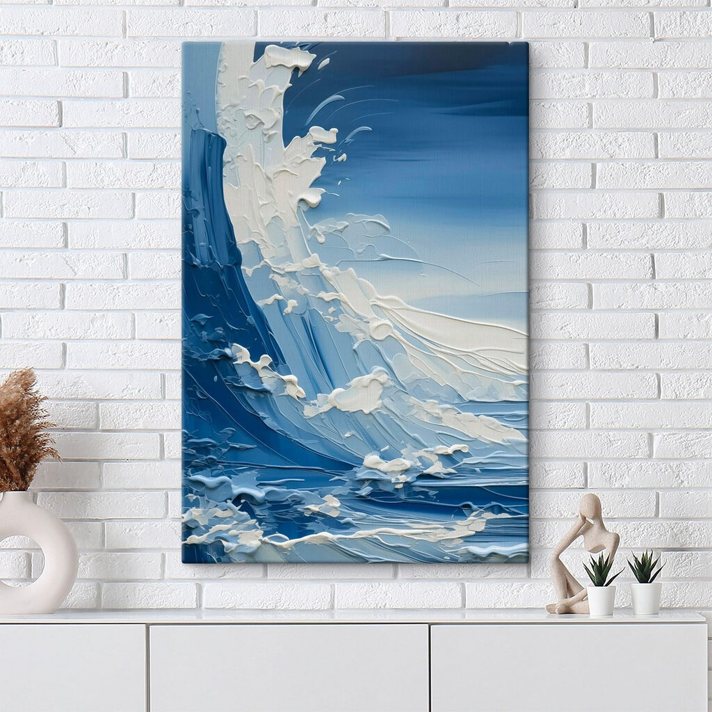 Painting of a wave Painting of a wave