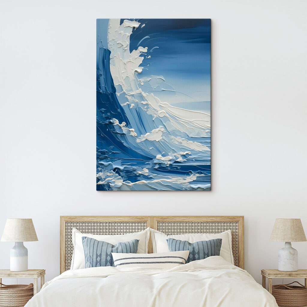Painting of a wave Painting of a wave