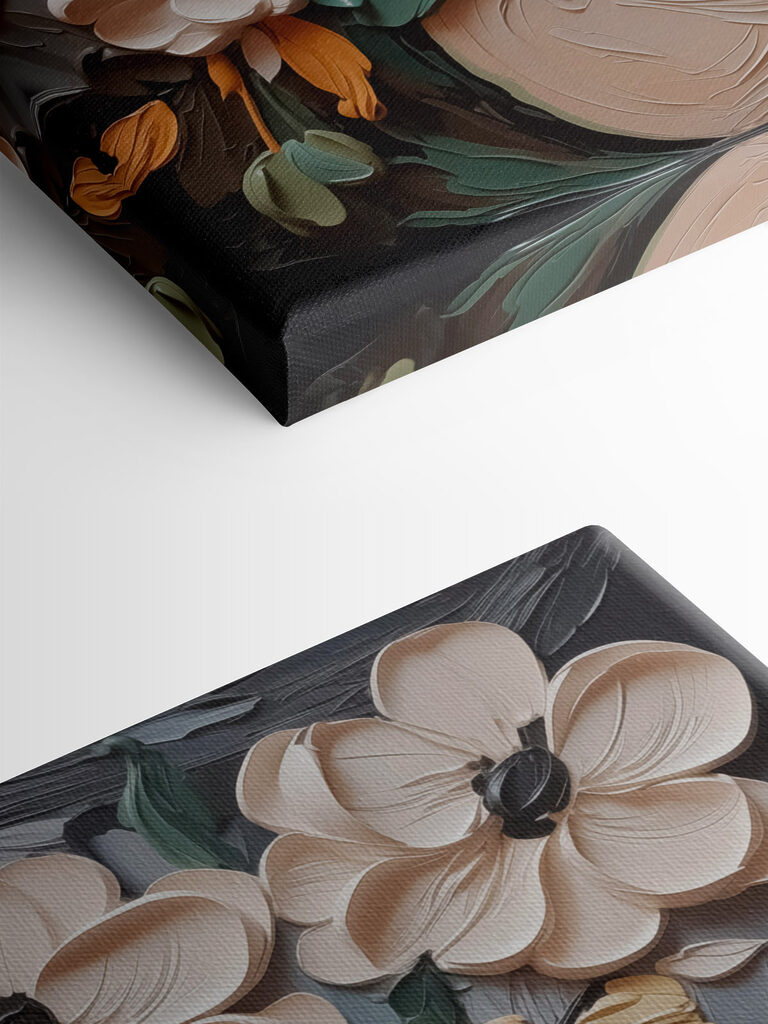 Beautifully crafted floral arrangement artwork