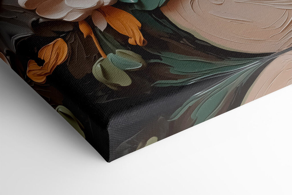 Beautifully crafted floral arrangement artwork